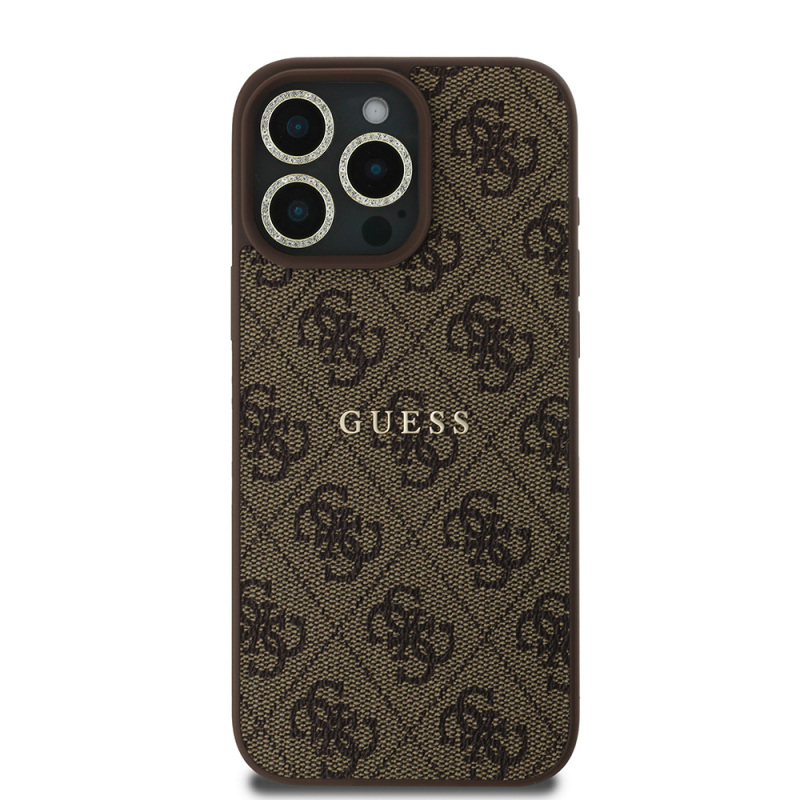 Apple iPhone 16 Pro Guess Orjinal Lisanslı Kılıf + Ekran Koruyucu + Lens Koruyucu 3in1 Aksesuar Seti - 14