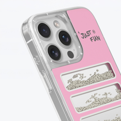 Apple iPhone 16 Pro Kılıf Aynalı ve Boncuklu Tasarım Youngkit Jump Serisi Kapak - 10
