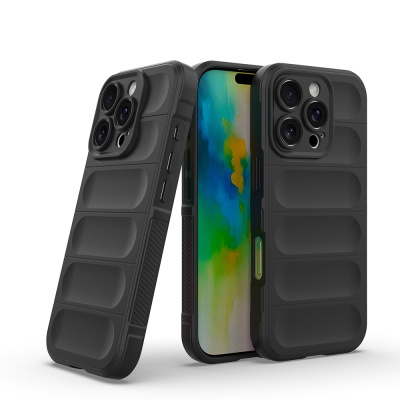 Apple iPhone 16 Pro Kılıf Esnek TPU Oyuklu Arka Yüzey Tasarımlı Zore Etnik Silikon Kapak - 15