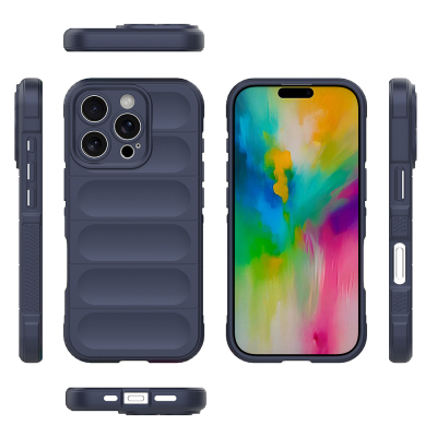 Apple iPhone 16 Pro Kılıf Esnek TPU Oyuklu Arka Yüzey Tasarımlı Zore Etnik Silikon Kapak - 5