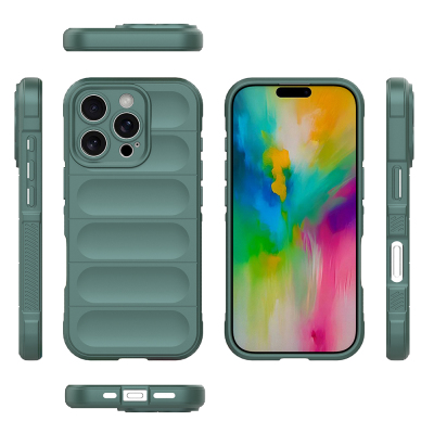 Apple iPhone 16 Pro Kılıf Esnek TPU Oyuklu Arka Yüzey Tasarımlı Zore Etnik Silikon Kapak - 6