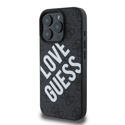 Apple iPhone 16 Pro Kılıf Guess Orjinal Lisanslı Big Love Guess Kapak - 2