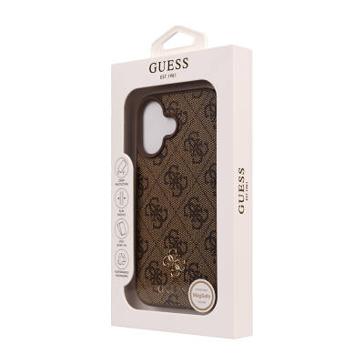 Apple iPhone 16 Kılıf Guess Orjinal Lisanslı Small 4G Classic Kapak - 12