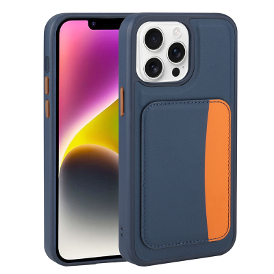 Apple iPhone 16 Pro Kılıf Kartlıklı Zore X-Kart Silikon Kapak - 5