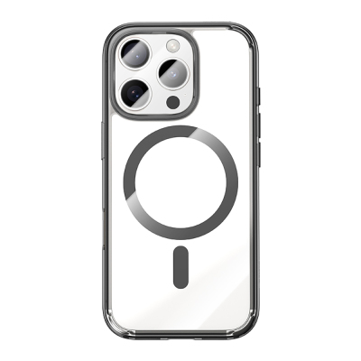 Apple iPhone 16 Pro Kılıf M-safe Şarj Özellikli Airbagli Şeffaf Benks LucentPro Serisi Kapak - 1