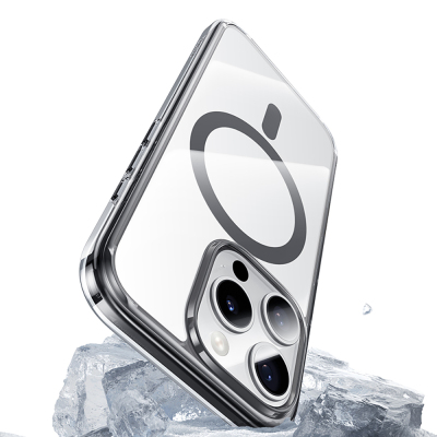 Apple iPhone 16 Pro Kılıf M-safe Şarj Özellikli Airbagli Şeffaf Benks LucentPro Serisi Kapak - 2