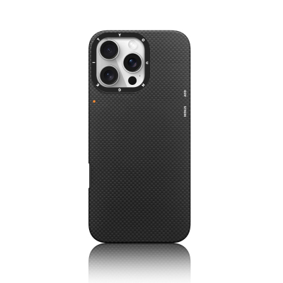 Apple iPhone 16 Pro Kılıf M-safe Şarj Özellikli Aramid Fiber Youngkit 1500D Extreme Wing Serisi Kapak - 1