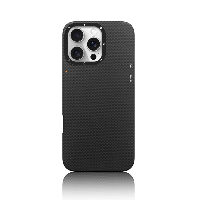 Apple iPhone 16 Pro Kılıf M-safe Şarj Özellikli Aramid Fiber Youngkit 1500D Extreme Wing Serisi Kapak - 1