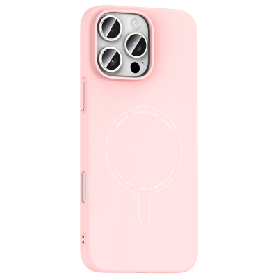 Apple iPhone 16 Pro Kılıf M-Safe Şarj Özellikli Kamera Korumalı Zore Elio Sert PC Kapak - 15