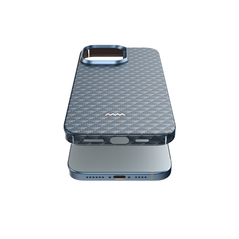 Apple iPhone 16 Pro Kılıf M-safe Şarj Özellikli Raptic Aramid Skin Origin Serisi Kapak - 13