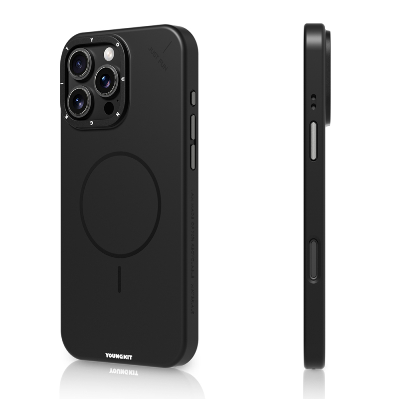 Apple iPhone 16 Pro Kılıf M-safe Şarj Özellikli Youngkit Dynamag Serisi Kapak - 7