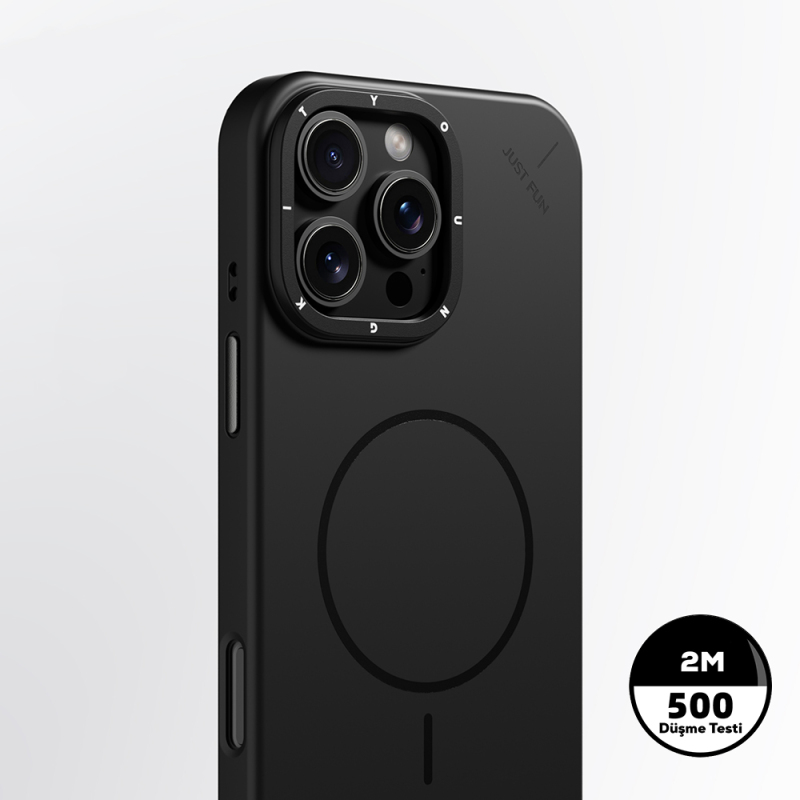 Apple iPhone 16 Pro Kılıf M-safe Şarj Özellikli Youngkit Dynamag Serisi Kapak - 8
