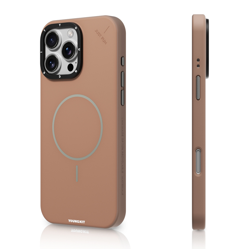 Apple iPhone 16 Pro Kılıf M-safe Şarj Özellikli Youngkit Dynamag Serisi Kapak - 9