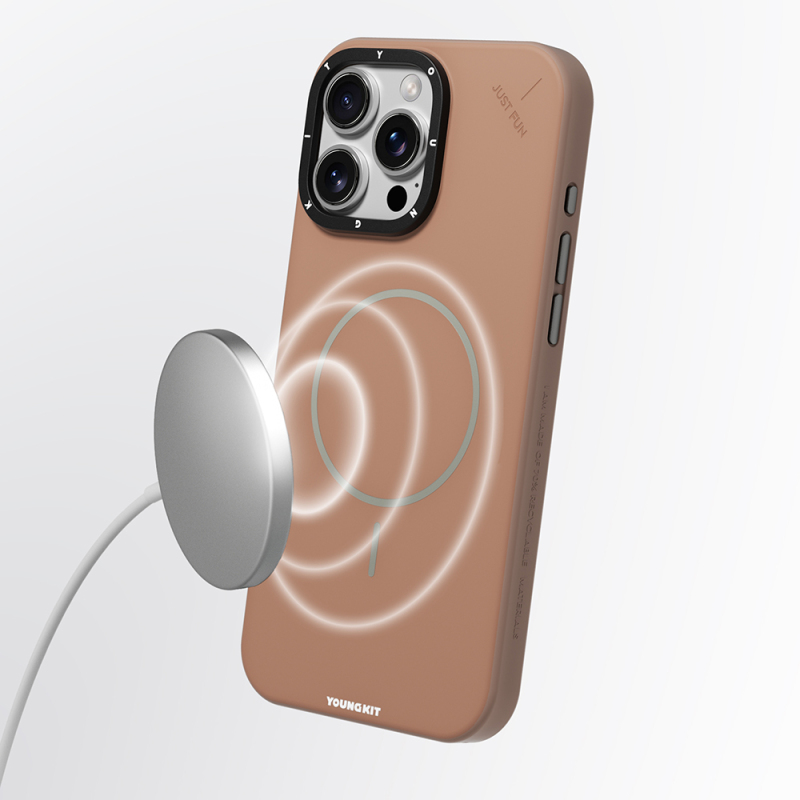 Apple iPhone 16 Pro Kılıf M-safe Şarj Özellikli Youngkit Dynamag Serisi Kapak - 11