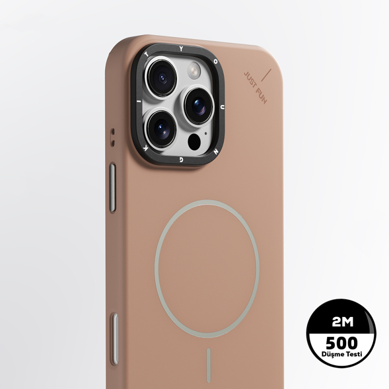 Apple iPhone 16 Pro Kılıf M-safe Şarj Özellikli Youngkit Dynamag Serisi Kapak - 12