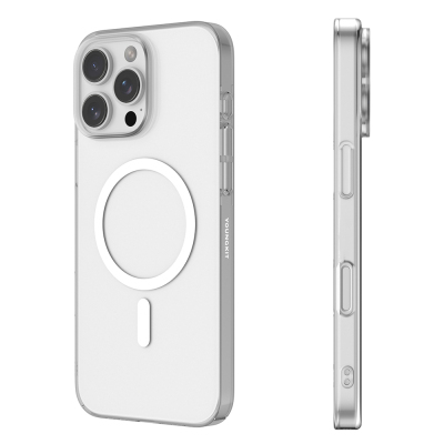 Apple iPhone 16 Pro Kılıf M-safe Şarj Özellikli Youngkit High Definition Serisi Kapak - 3