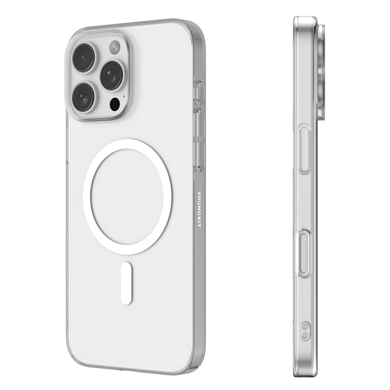 Apple iPhone 16 Pro Kılıf M-safe Şarj Özellikli Youngkit High Definition Serisi Kapak - 3