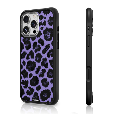 Apple iPhone 16 Pro Kılıf M-safe Şarj Özellikli Youngkit Leopard Serisi Kapak - 8