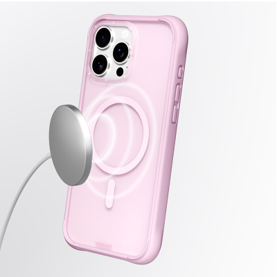 Apple iPhone 16 Pro Kılıf M-safe Şarj Özellikli Youngkit Macaroon Serisi Kapak - 22