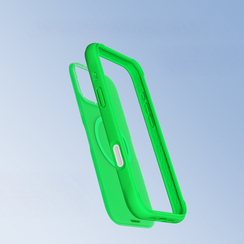 Apple iPhone 16 Pro Kılıf M-safe Şarj Özellikli Youngkit Macaroon Serisi Kapak - 36