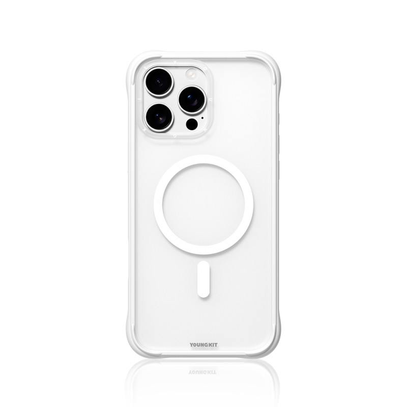 Apple iPhone 16 Pro Kılıf M-safe Şarj Özellikli Youngkit Macaroon Serisi Kapak - 6