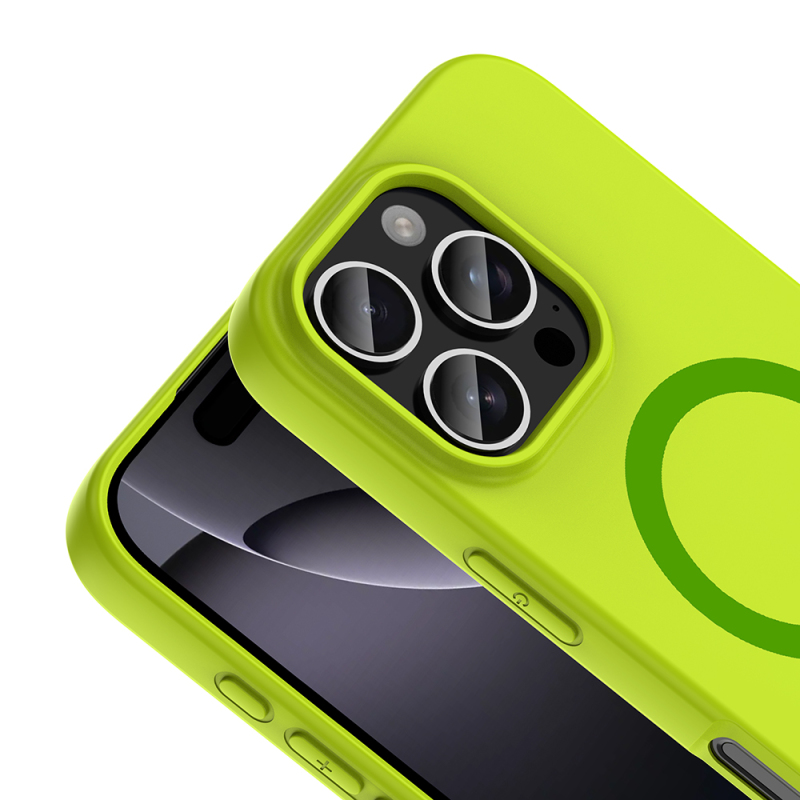 Apple iPhone 16 Pro Kılıf M-Safe Şarj Özellikli Zore Aris Silikon Kapak - 2