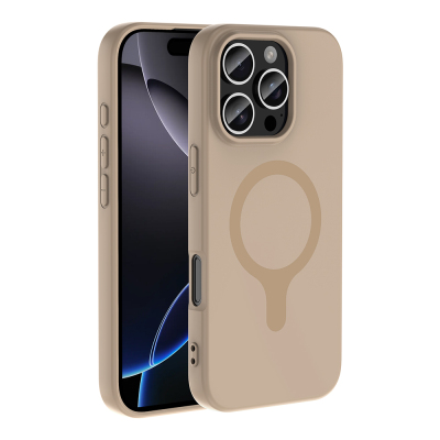 Apple iPhone 16 Pro Kılıf M-Safe Şarj Özellikli Zore Aris Silikon Kapak - 13