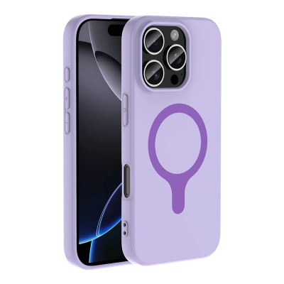 Apple iPhone 16 Pro Kılıf M-Safe Şarj Özellikli Zore Aris Silikon Kapak - 16