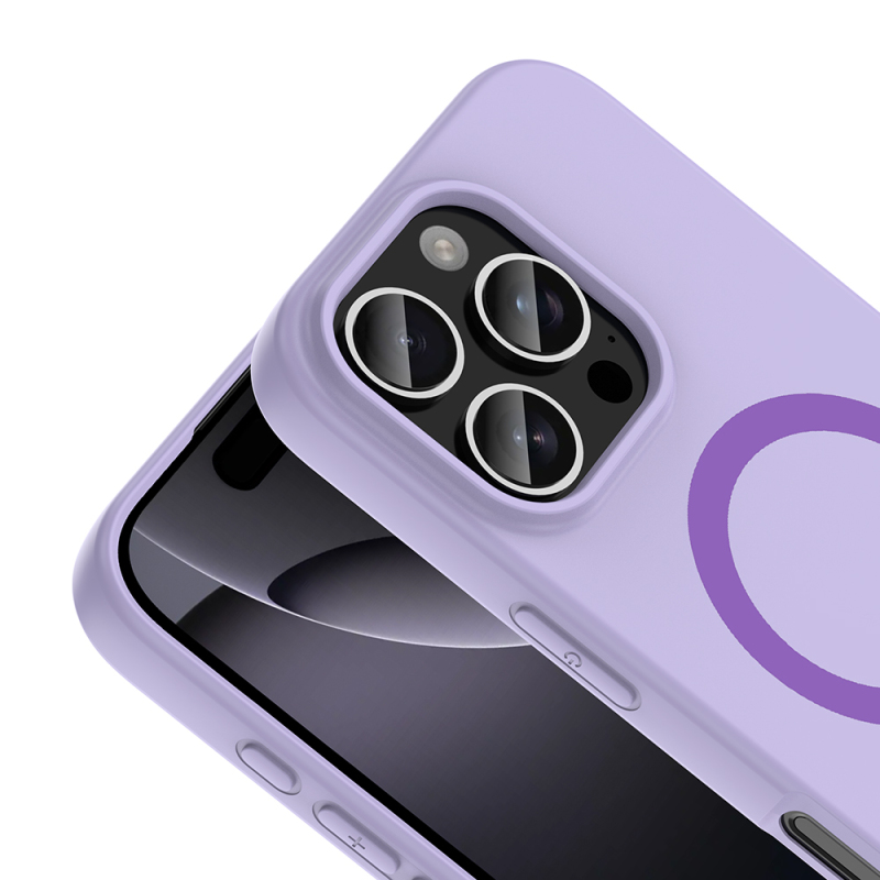 Apple iPhone 16 Pro Kılıf M-Safe Şarj Özellikli Zore Aris Silikon Kapak - 17