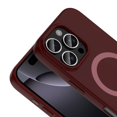 Apple iPhone 16 Pro Kılıf M-Safe Şarj Özellikli Zore Aris Silikon Kapak - 20