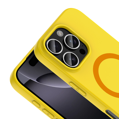 Apple iPhone 16 Pro Kılıf M-Safe Şarj Özellikli Zore Aris Silikon Kapak - 26