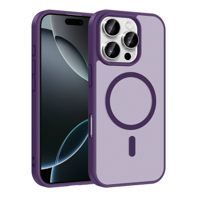 Apple iPhone 16 Pro Kılıf M-safe Şarj Özellikli Zore Babet Kapak - 2