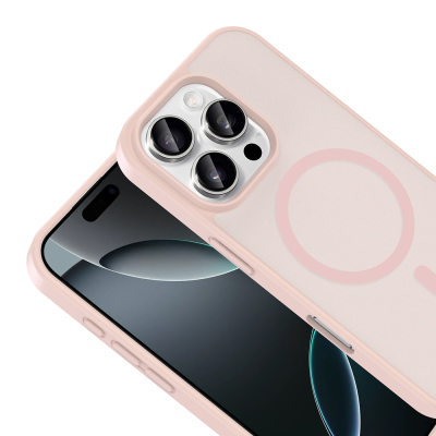 Apple iPhone 16 Pro Kılıf M-safe Şarj Özellikli Zore Babet Kapak - 11