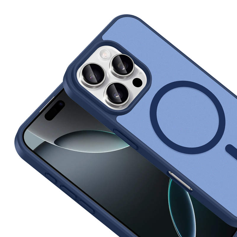 Apple iPhone 16 Pro Kılıf M-safe Şarj Özellikli Zore Babet Kapak - 15