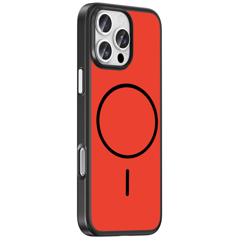 Apple iPhone 16 Pro Kılıf M-Safe Şarj Özellikli Zore Lora PC Kapak - 7