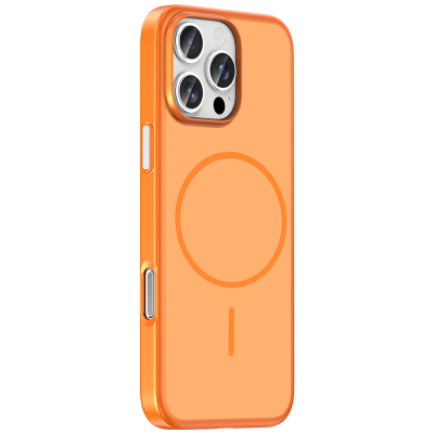 Apple iPhone 16 Pro Kılıf M-Safe Şarj Özellikli Zore Lora PC Kapak - 8