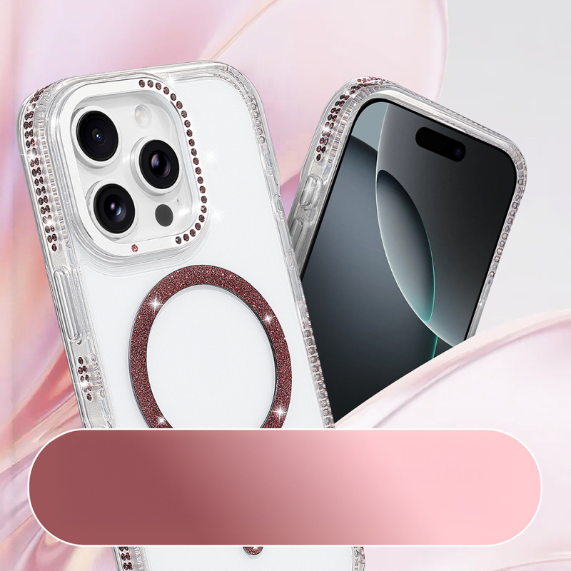 Apple iPhone 16 Pro Kılıf M-safe Şarj Özellikli Zore Tera Silikon Kapak - 3