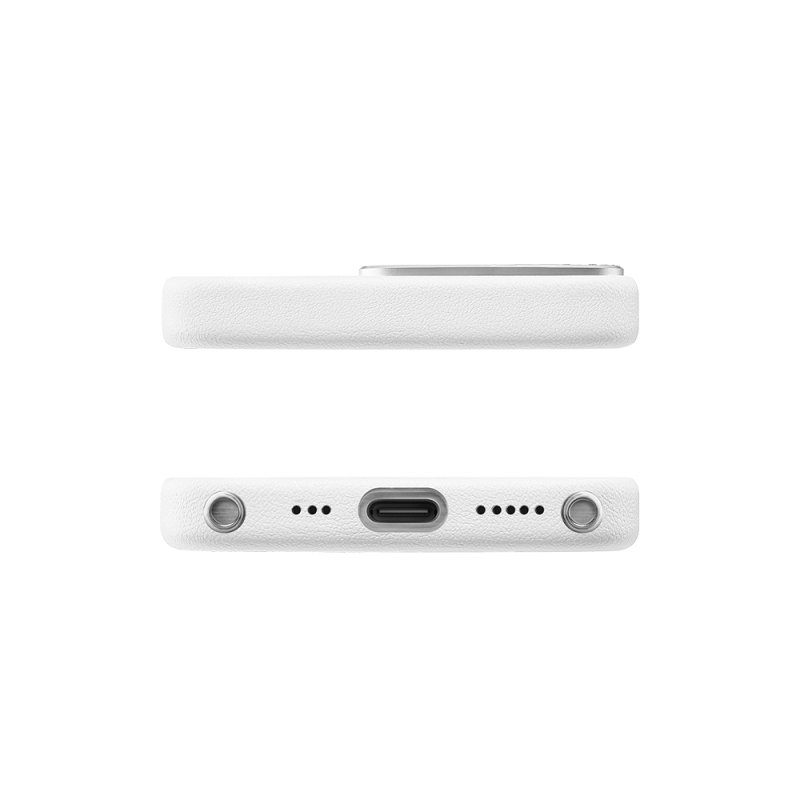 Apple iPhone 16 Pro Kılıf Magsafe Şarj Özellikli Suni Deri Tasarımlı Pynana Starry Serisi Kapak - 5