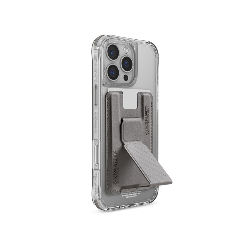 Apple iPhone 16 Pro Kılıf SkinArma Şeffaf M-safe Şarj Özellikli Prime Edition Kado Kartlıklı Saido Kapak - 3