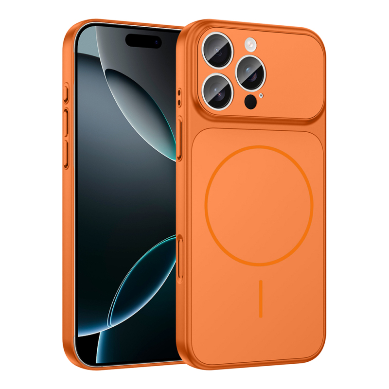 Apple iPhone 16 Pro Kılıf Zore M-Safe Şarj Özellikli Kamera Korumalı Formen Kapak - 1