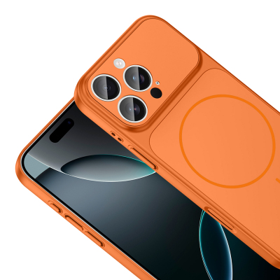 Apple iPhone 16 Pro Kılıf Zore M-Safe Şarj Özellikli Kamera Korumalı Formen Kapak - 19