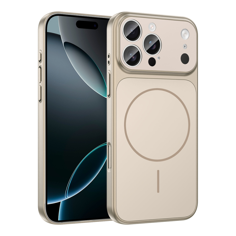 Apple iPhone 16 Pro Kılıf Zore M-Safe Şarj Özellikli Kamera Korumalı Formen Kapak - 5