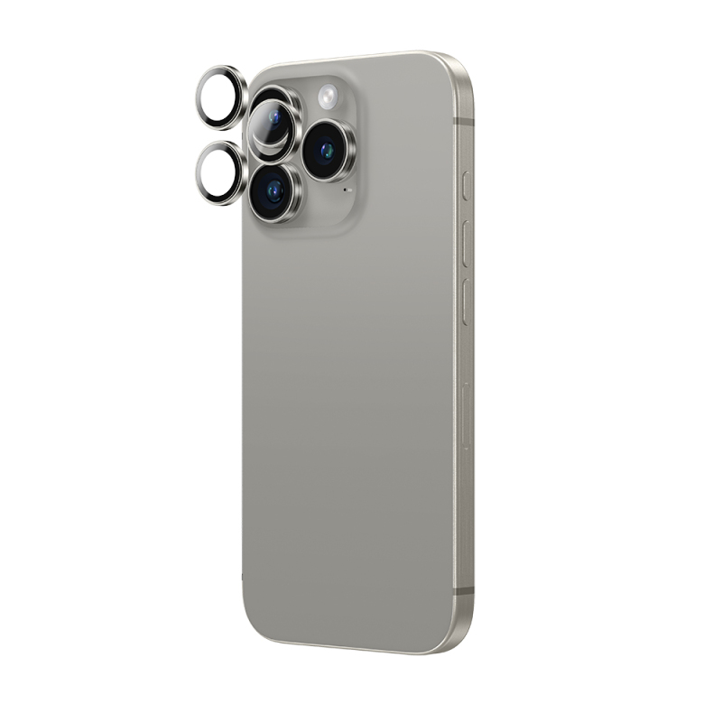 Apple iPhone 16 Pro Max Amazingthing Anti Reflective Kamera Lens Koruyucu + Kolay Uygulama Aparatlı - 8