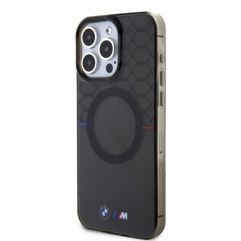 Apple iPhone 16 Pro Max Case BMW Magsafe Charging Feature Transparent M Design Original Licensed Cover - 3