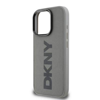 Apple iPhone 16 Pro Max Case DKNY Original Licensed Magsafe Charging Feature PU Leather Plain Cover - 15