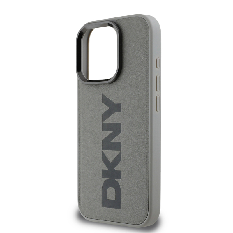 Apple iPhone 16 Pro Max Case DKNY Original Licensed Magsafe Charging Feature PU Leather Plain Cover - 15