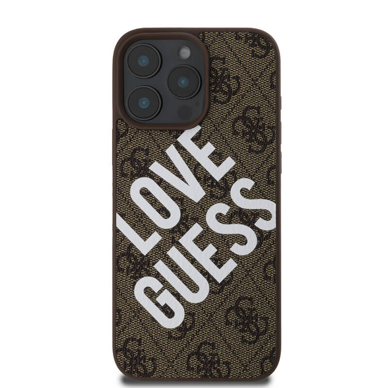 Apple iPhone 16 Pro Max Case Guess Original Licensed Big Love Guess Cover - 12