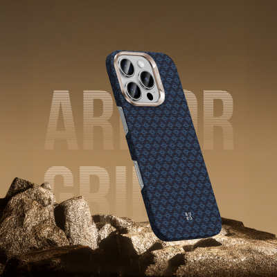 Apple iPhone 16 Pro Max Case M-Safe Charging Feature Benks ArmorAir ArmorGrid Series Kevlar Cover - 10