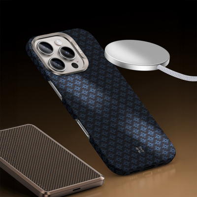 Apple iPhone 16 Pro Max Case M-Safe Charging Feature Benks ArmorAir ArmorGrid Series Kevlar Cover - 14