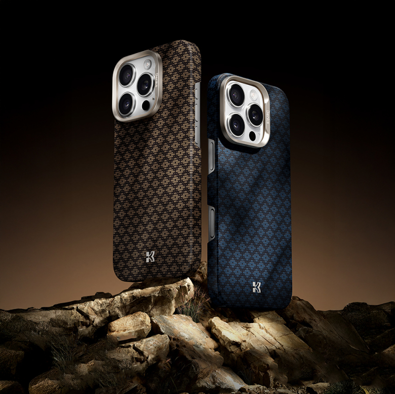 Apple iPhone 16 Pro Max Case M-Safe Charging Feature Benks ArmorAir ArmorGrid Series Kevlar Cover - 21